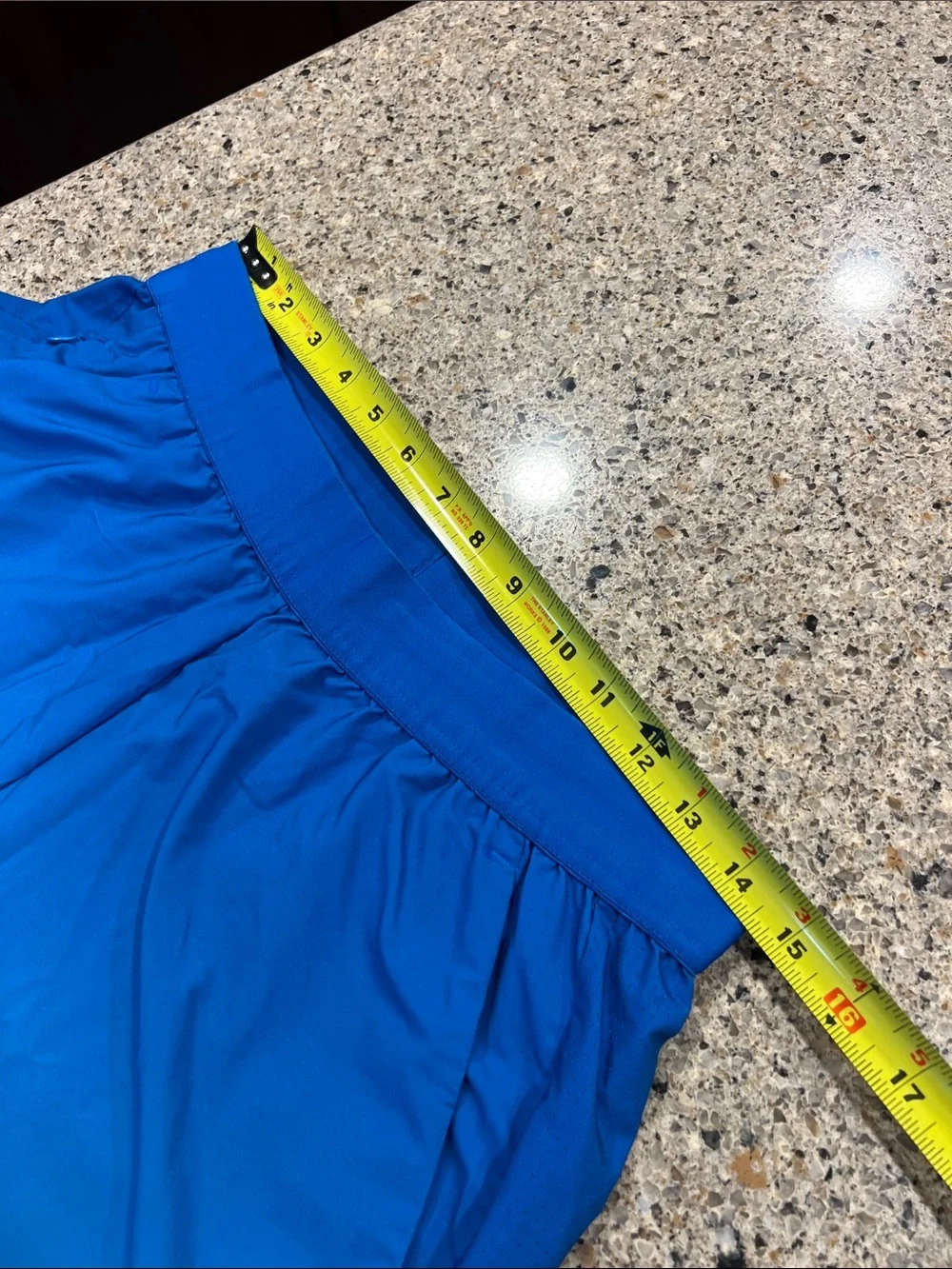 Men's Ombre Blue Athletic Shorts swimming running medium 32 34 z23